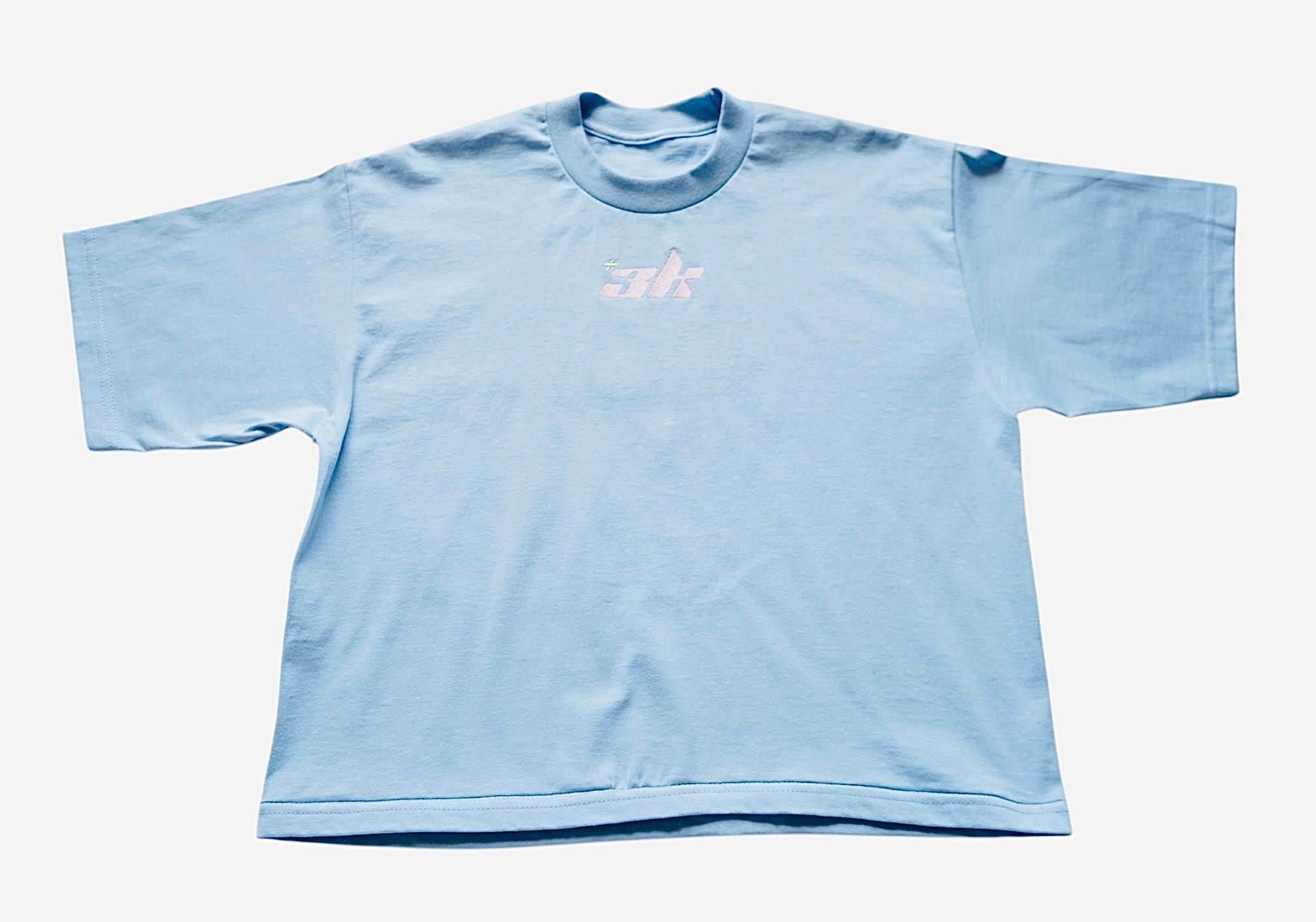 3k Center Logo Tee "Cotton Candy"