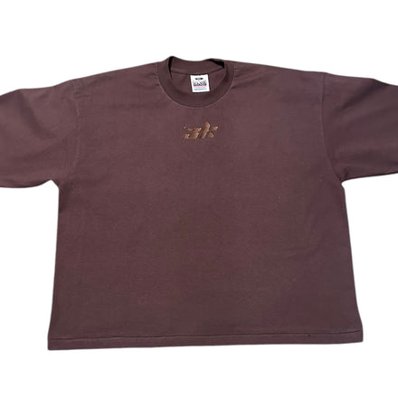 3k Center Logo Tee "Monochrome Brown"
