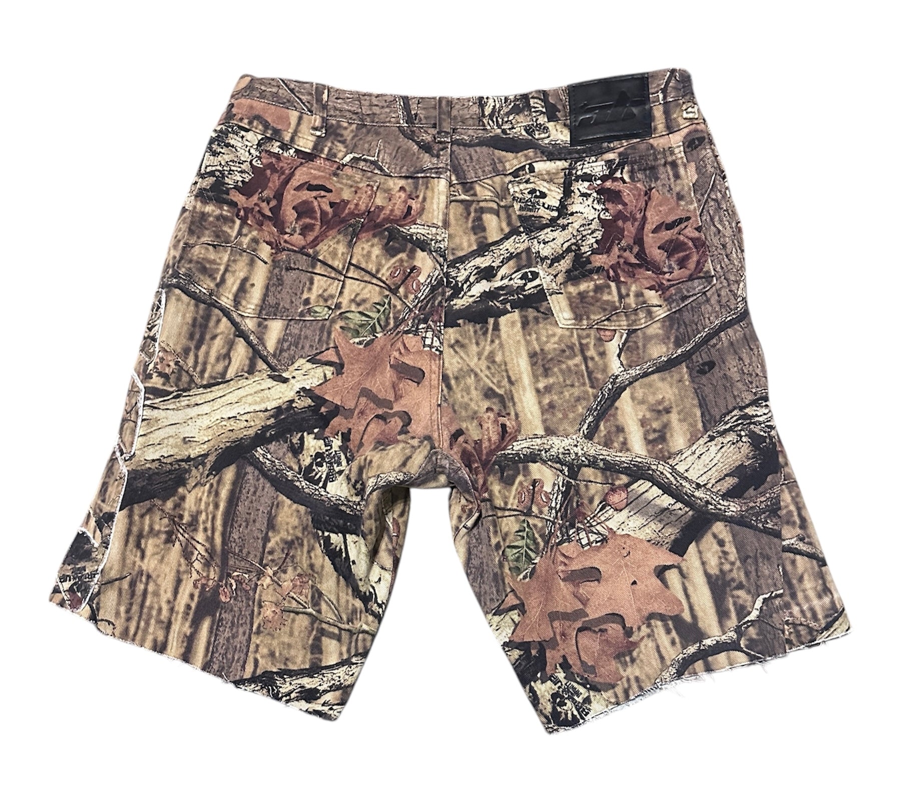 3k Puff Logo Denim Shorts "Real Tree"