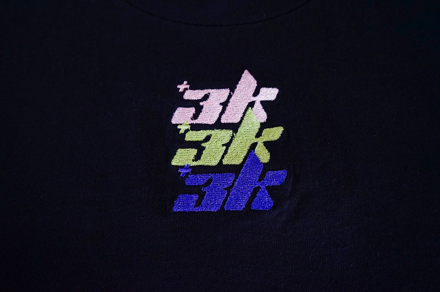 3k Center Logo Tee "3D Neon"