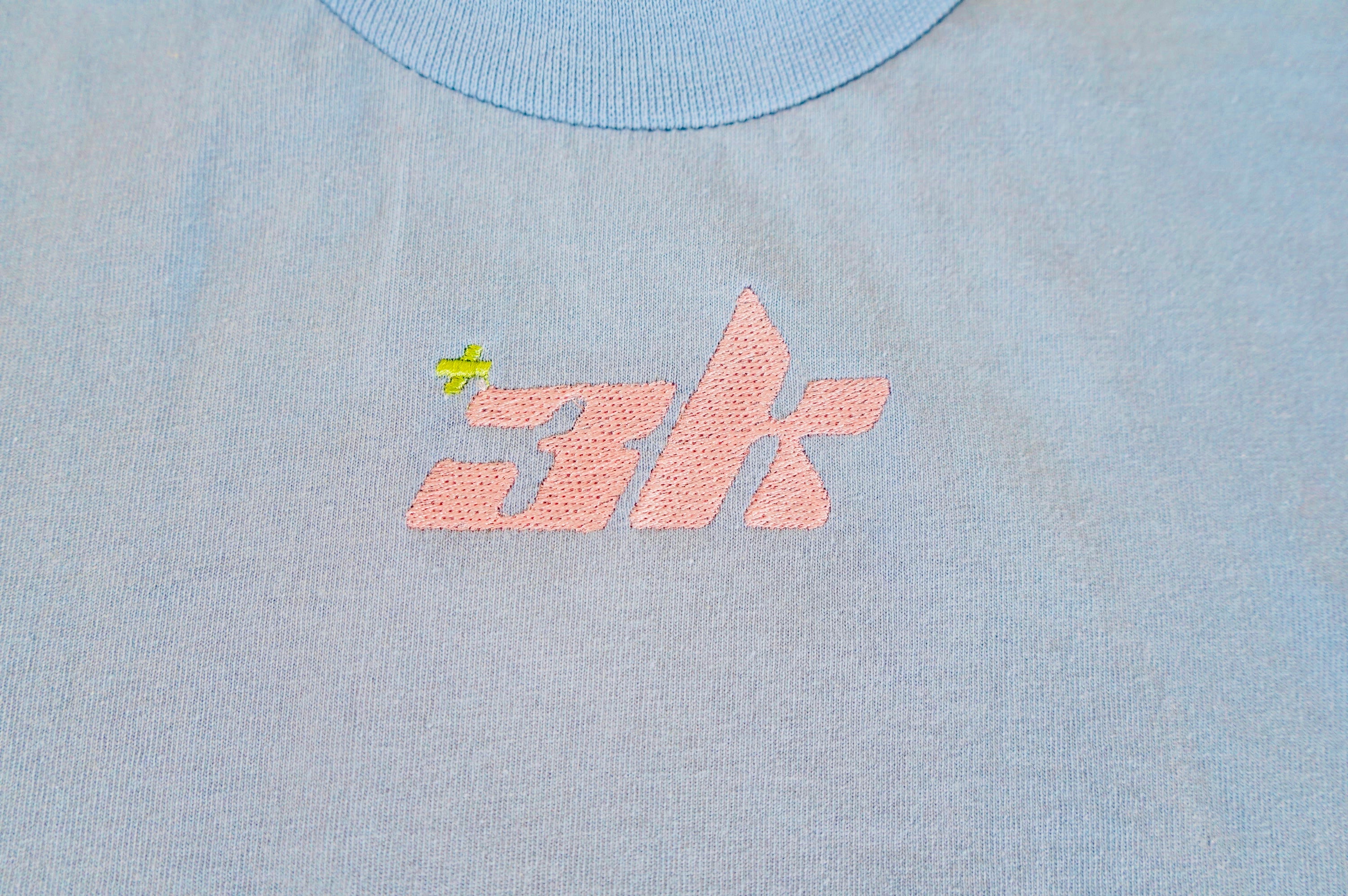 3k Center Logo Tee "Cotton Candy"