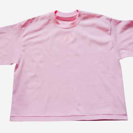 3k Center Logo Tee "Monochrome Pink"