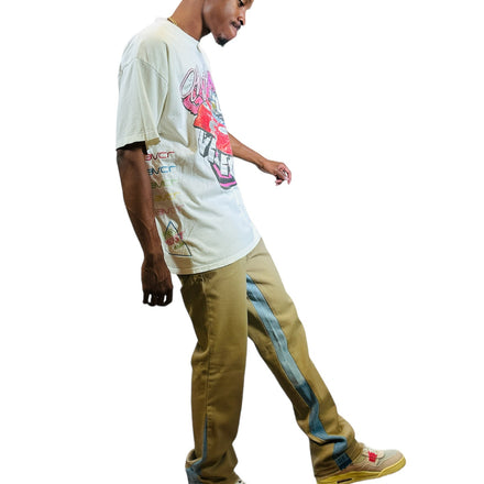 3k Flare Jeans (Tan/Blue)