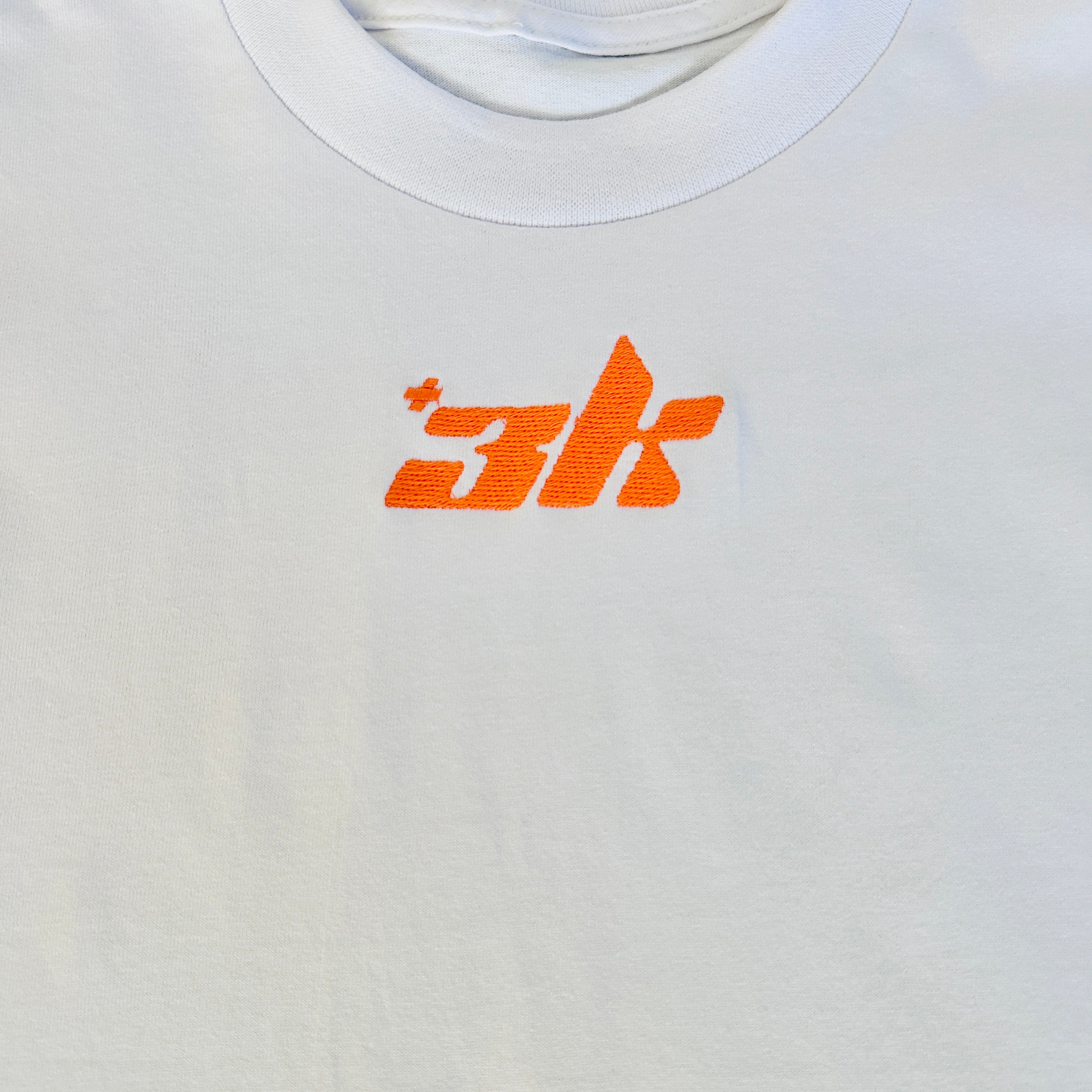 3k Center Logo Tee "Laser Orange"