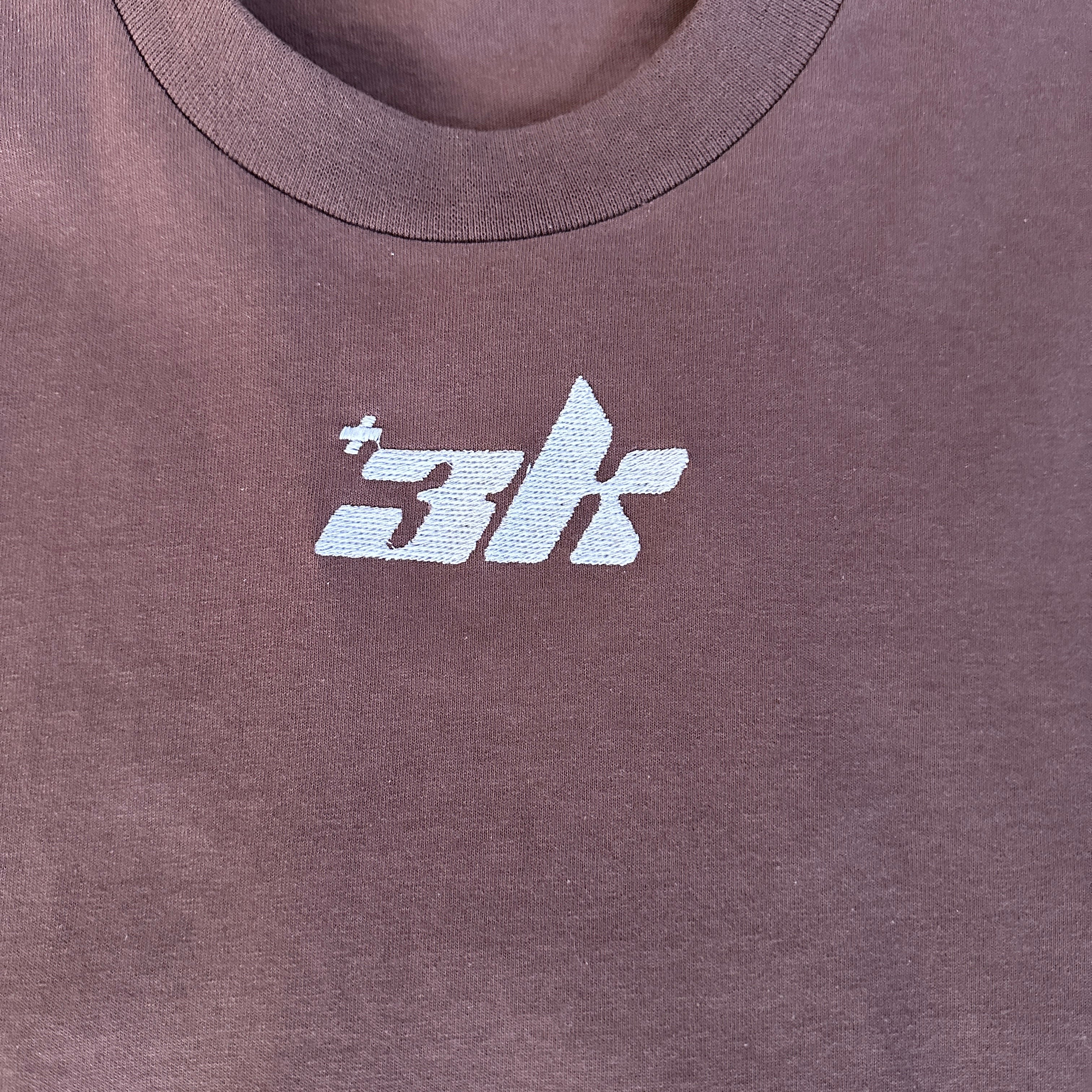 3k Center Logo Longsleeve Tee "Brown"