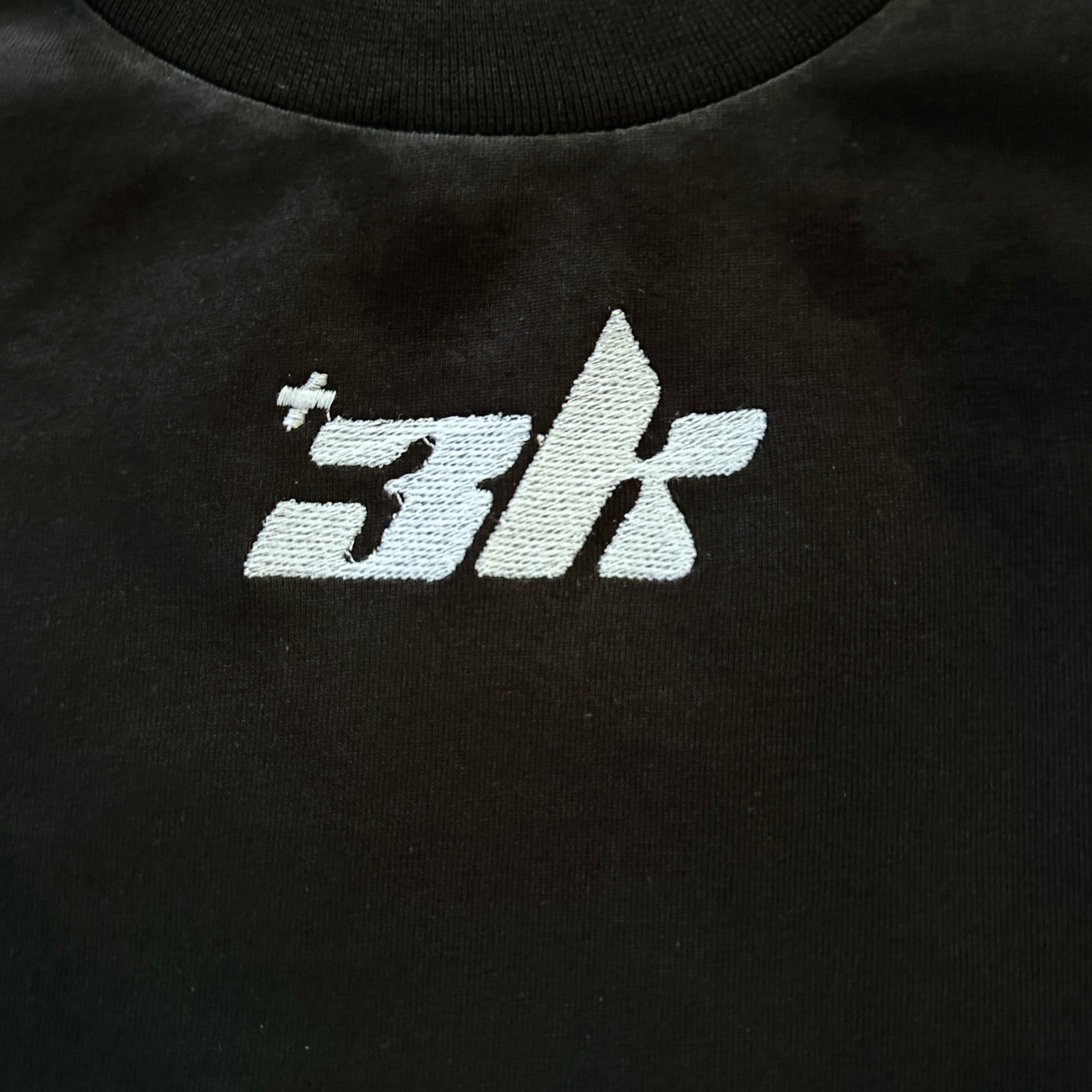 3k Center Logo Tee "Black"