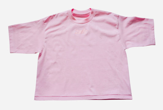 3k Center Logo Tee "Monochrome Pink"