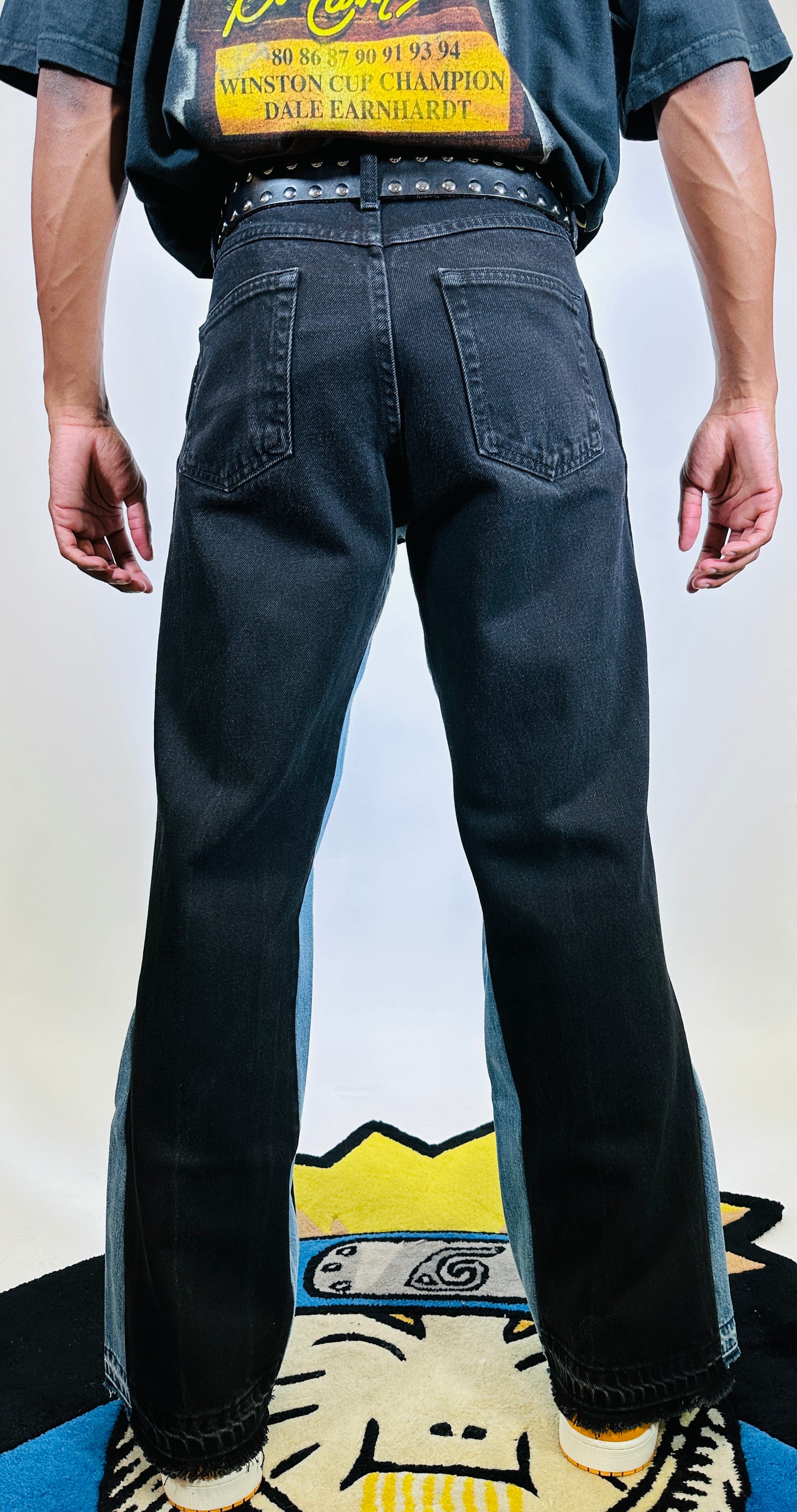 3k Flare Jeans (Blk/Blue)