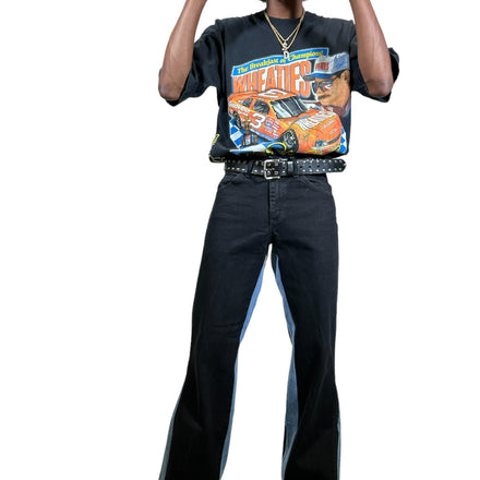 3k Flare Jeans (Blk/Blue)